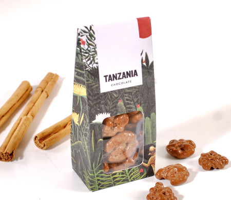 Boîte à snack en chocolat avec fenêtre