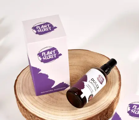 Scatola per spuma di lavanda