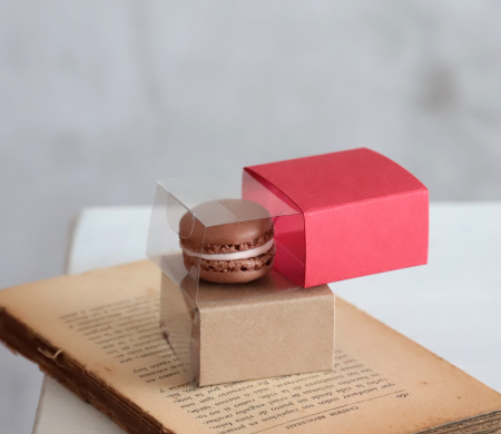 Single box for a macaron