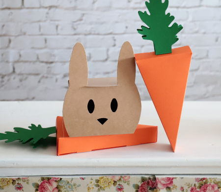 Kaninchenschachtel für Kinder 