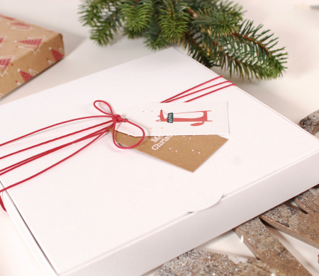 White Box For Christmas Gifts | SelfPackaging