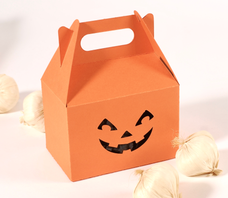 Caja de picnic con forma de calabara terrorófica de Halloween Caja de picnic con forma de calabara terrorófica de Halloween