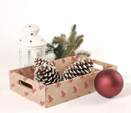 Christmas Cardboard Tray 
