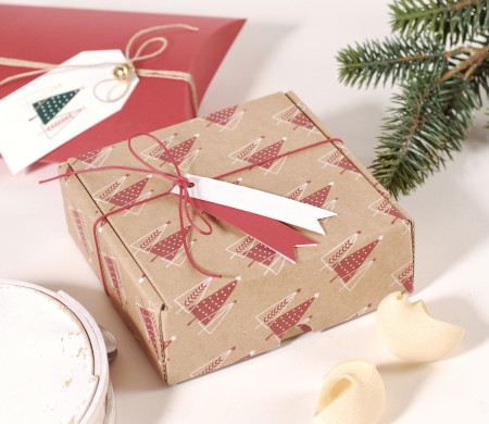 Weihnachtskarton für kleine Geschenke