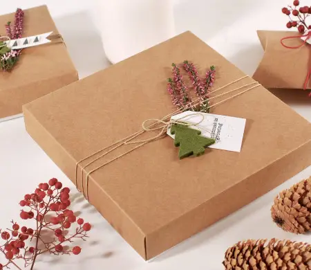 Boîte-cadeau de Noël élégante