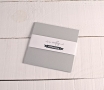 Silberfarbene Karten 16,5 x 16,5 cm