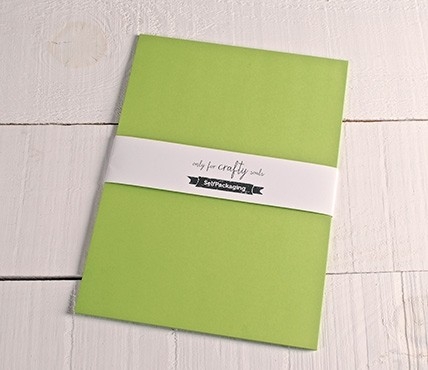 A4 pistachio green cards