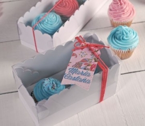 Tall cupcake boxes for 2 cakes