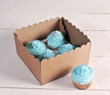 Tall cupcake boxes for 4 cakes