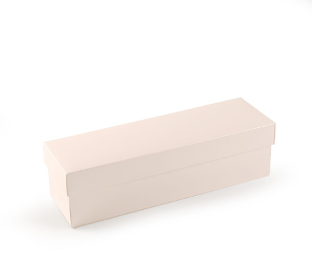 Caja individual de vino o cava forrada con tapa