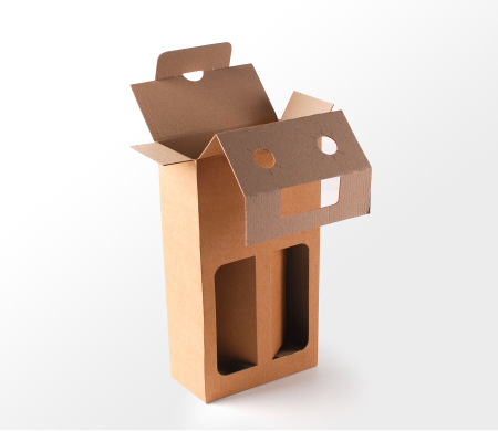 Caja para Vinos ¡Muy Resistente, para Dos o Tres Botellas!