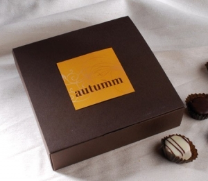 Cardboard box for chocolates