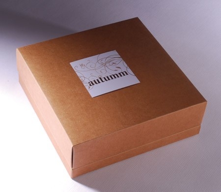 Caja Regalo base y tapa Marrón 265 x 275 x 90 – Packing