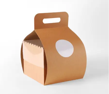 Caja para Tartas y Pasteles, con Asa y Tapa