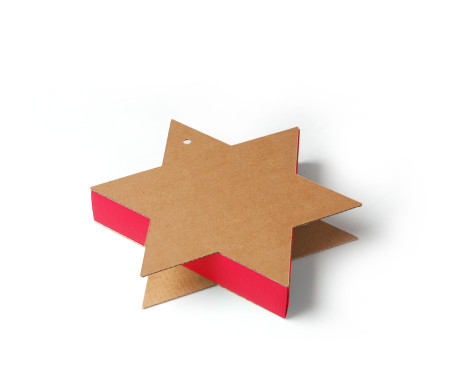Caja Regalo en Forma de Estrella Ideal para Navidad