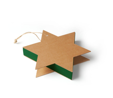 Caja Regalo en Forma de Estrella Ideal para Navidad
