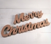 Lettere in cartone Merry Christmas
