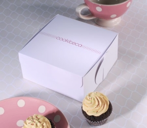 Stampare il logo sulla scatola per cupcake