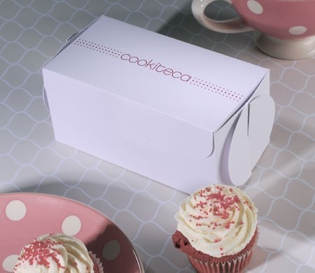Printed box for cupcakes