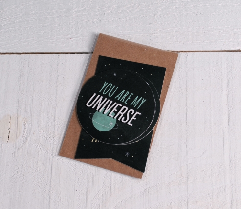 Pegatinas para regalos "Universo"