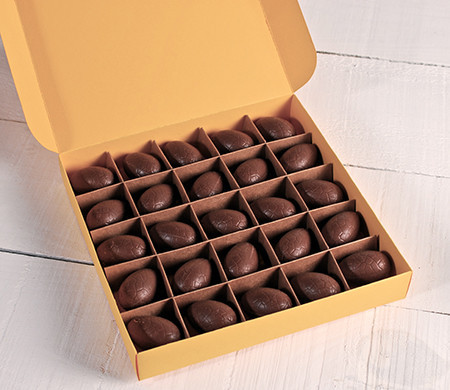 Cardboard chocolate box