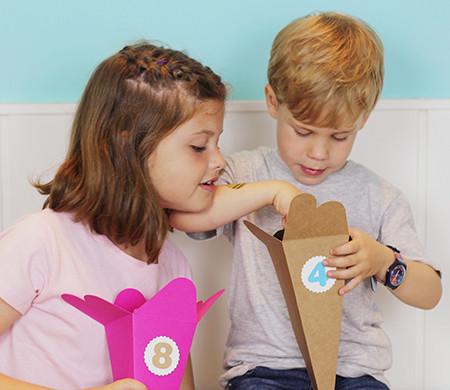 Scatole per le feste dei bambini