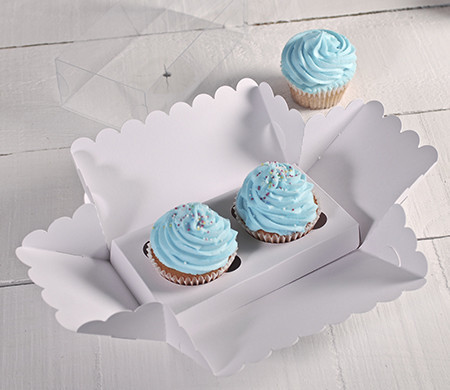 Tall cupcake boxes for 2 cakes
