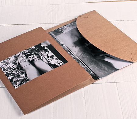 Foto Trifold Mappe Karton