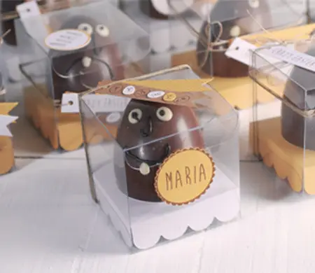 Caja transparente para...