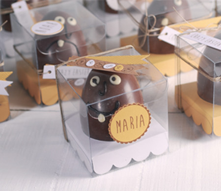 Clear box for Easter eggs