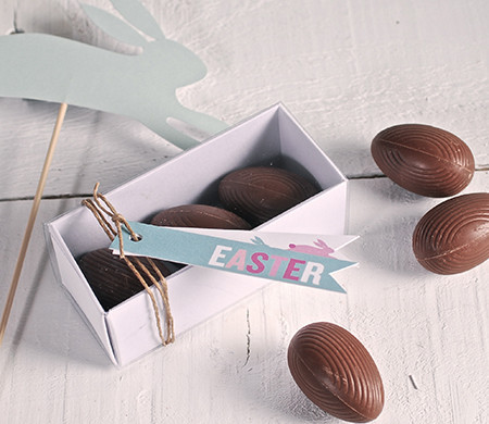 Caja Rectangular para Huevos de Pascua Caja Rectangular para Huevos de Pascua