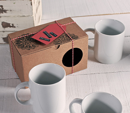 Caja para tazas personalizada
