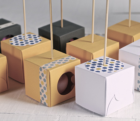 Caja para un Cake Pop Caja para un Cake Pop