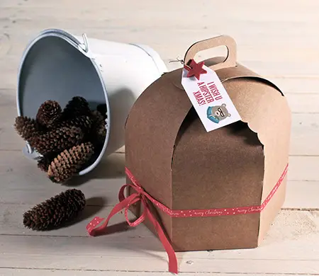 Caja para panettones