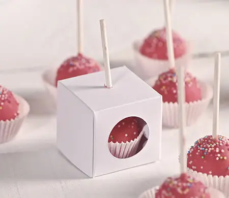 Cajas para un cake pop