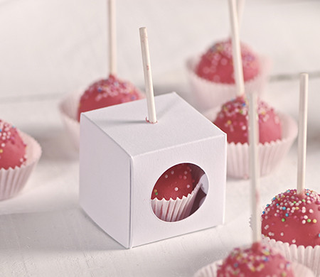 Single cake pop boxes