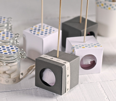 Caja para Un Solo Cake Pop Caja para Un Solo Cake Pop