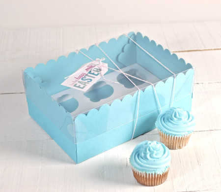 Scatole per 6 Cupcake Alti | Packaging Professionale