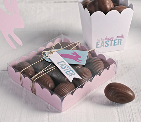 Boîtes Transparentes pour des Oeufs en Chocolat