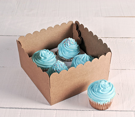 Tall cupcake boxes for 4 cakes
