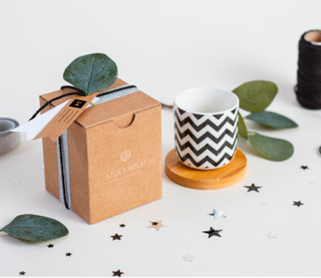 Caja de regalo para tazas sin asa 