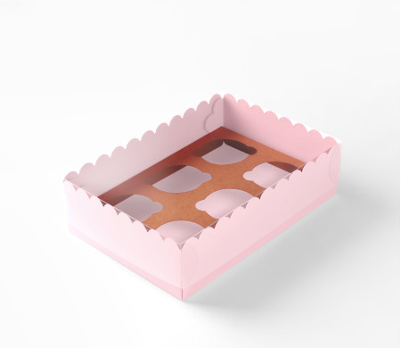Boîte pour 6 Cupcakes, Madeleines ou Cookies