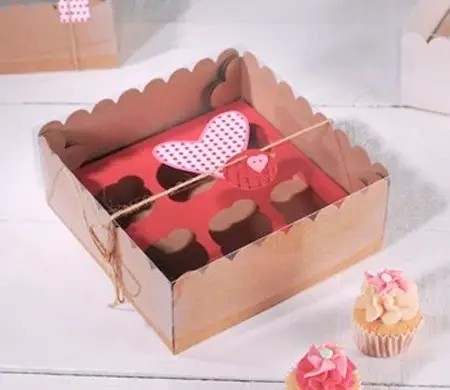Caja para mini cupcakes
