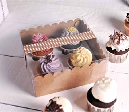 Box for 4 cupcakes