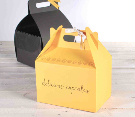 Yellow picnic box for events | Packaging ideas