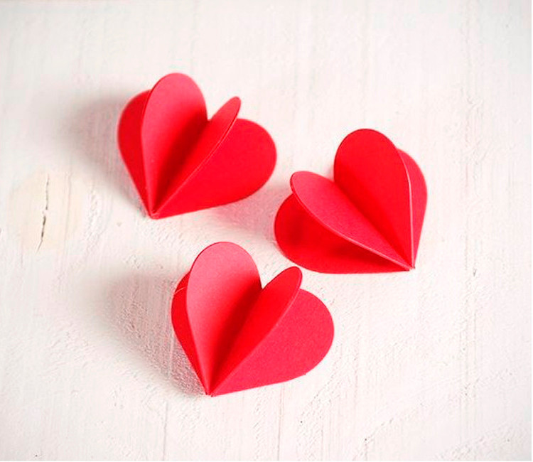 Corazones 3D para Decorar Regalos ¡Cuánto Amor! Corazones 3D para Decorar Regalos ¡Cuánto Amor!