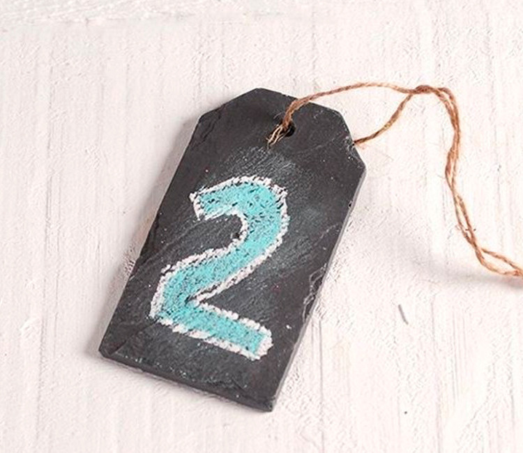 Faux Slate Tag to Customize with Chalk