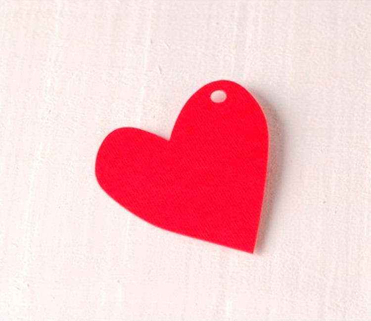 Coeur irrégulier en carton Coeur irrégulier en carton