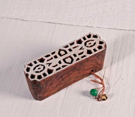 Tampon en bois allongé 2