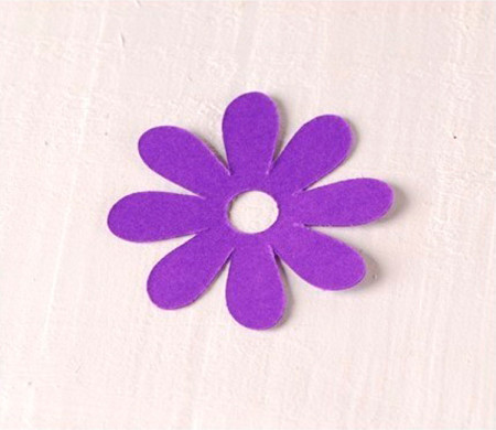 Set mit 10 Gänseblümchen aus Karton